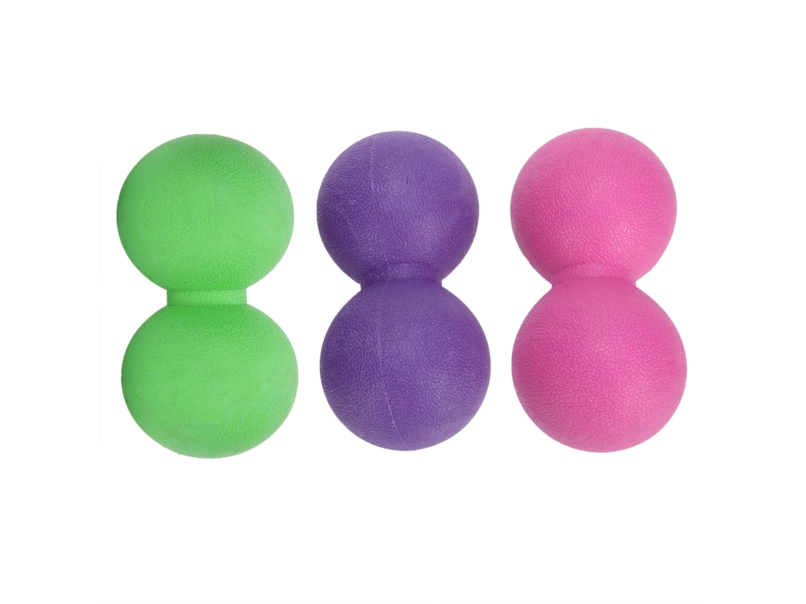 Bola Amendoim Miofascial Silicone Multicolor Ioga Fitness Relaxamento Muscular