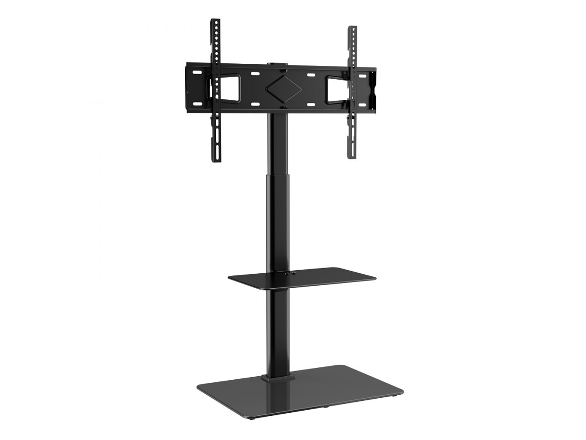 Suporte De Tv Ajustável E Giratório Para Ecrãs De 32 65 Com Base De Vidro Tekmaquinas