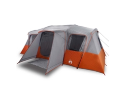 Family Tent, Family Tents Vidaxl Cinzeto Poliéster (n/a)