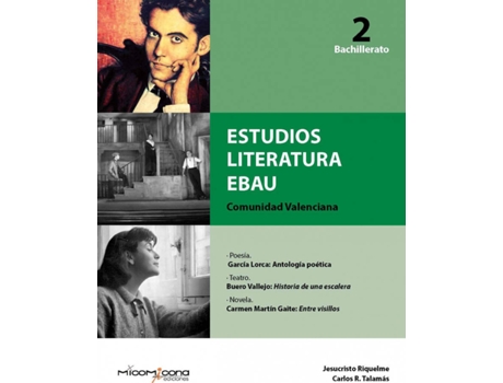 Livro Estudios Literatura Ebau 2º Bachillerato de Jesucristo Riquelme (Espanhol)