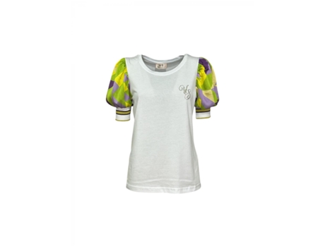 Camiseta feminina de algodão branca Very Simple Bon Ton (40)