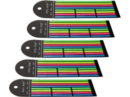 Bandes Adhésives Fluorescentes Para Indexação 80 Peças Ongles De Anotação Reutilizáveis Transparentes