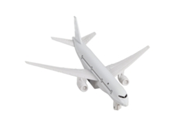 Mali brinquedo de Avião Modelo 777 Liga Durável Luz Musical Estimula Criatividade Branco