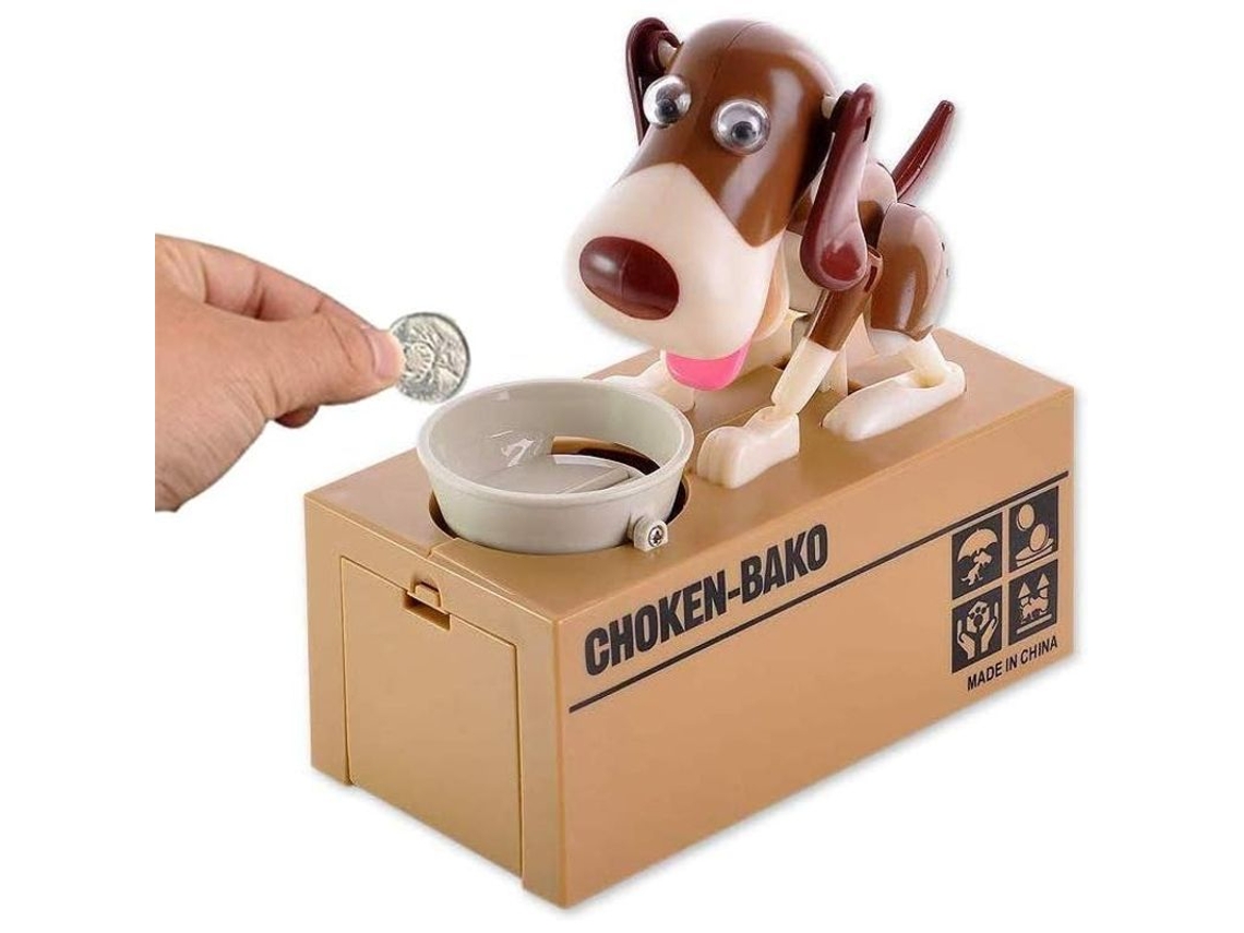 Caixa de dinheiro Nova Line, cão robô, porco, brinquedo | S/MARCA