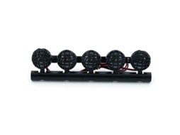 Kit De Acessórios De Lâmpada De Teto Led 5 Luzes Para Carros Rc 1/10 Traxxas Trx-4 Axial Scx10 90046 Rc4wd D90 Km2