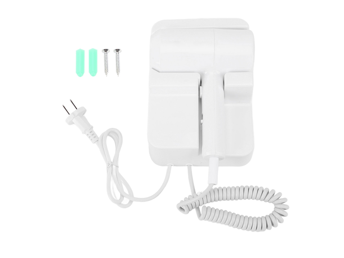 Secador de Cabelo de Parede 1300w, com suporte, 2 níveis de temperatura, para hotel ou banheiro, 110v | S/MARCA