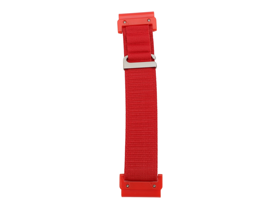 Cinto de Relógio de Nylon para Fenix 5 6 7 Forerunner 965 955 Vermelho