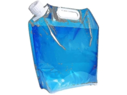 Bolsa de Água Dobrável 5 Litros, Reservatório Água, Balde, Sacola Compras para Caminhadas, Viagens Carro, Camping e Churrasco Ao Ar L GOKOCO
