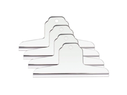 2026 4 Clips Grandes Extra, Clips de Papel de Acero Inoxidable Plateado, Suministros de Oficina Y Escuela
