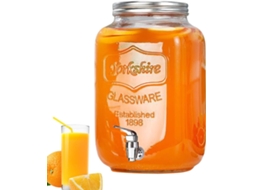 Dispensador de Bebidas para Festas Recipiente Vidro Prova Vazamentos com Torneira Tampa Ideal Limonada Churrasco VAYOTOY