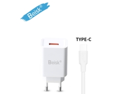 Beisk Single-port Fast Charger Set (micro Interface) - 2.4a High Current, Eu Plug, 1-meter Data Cable, Efficient Charging