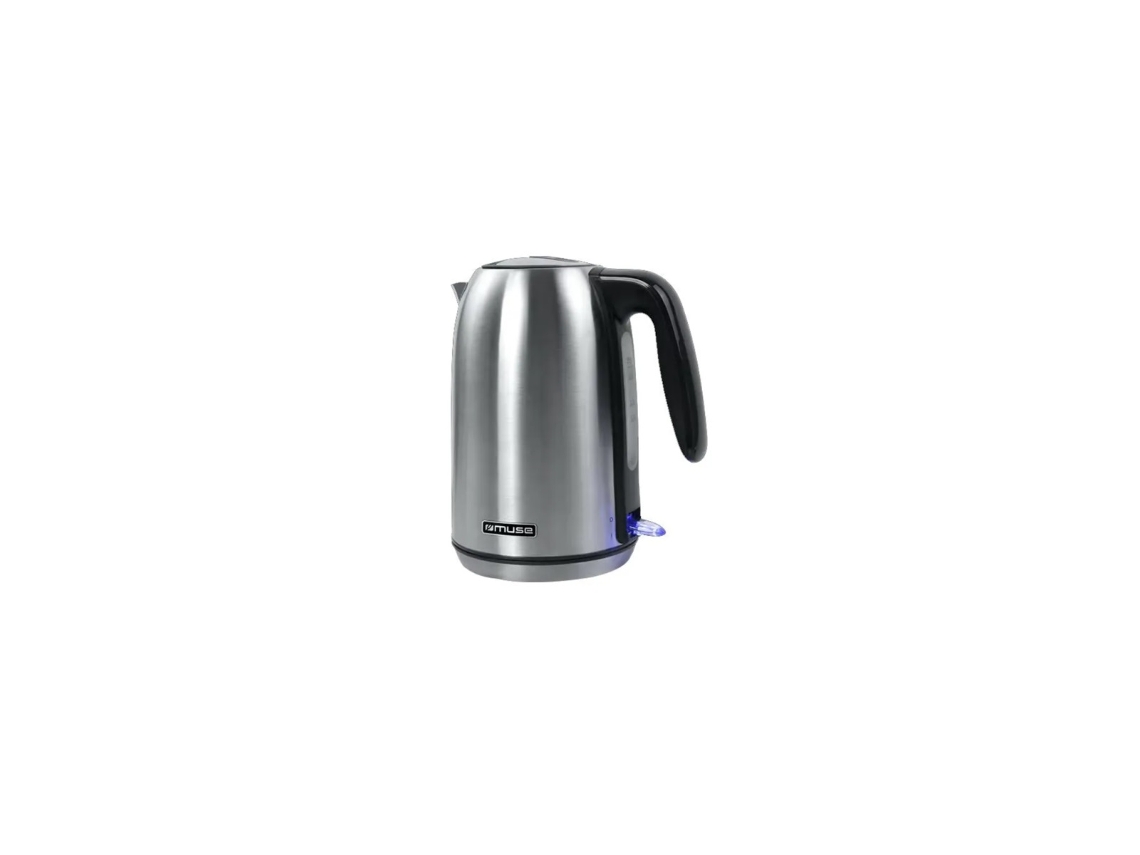 Chaleira Elétrica Sem Fio Aço Inoxidável 1,7L 2200W MUSE