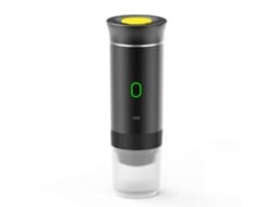 Cafeteira Expresso Elétrica Portátil Semi Fio Multifuncional, Mini, Para Carro e Casa, Camping, Viagem, Cápsula, Cafeteira Preta Slowmoose