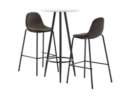 Bar Set, Bar Sets Vidaxl Cinzeto Tecido
