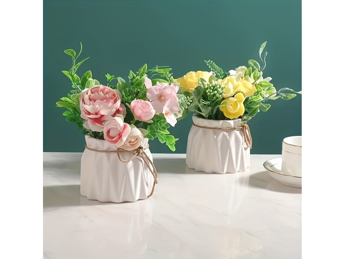 Vaso De Flores Em Resina Epóxi Em Formato Vayotoy