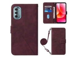 Capa De Celular Motorola Moto G 5g 2022 Com Aba E Design Flip Em Couro Com Relevo 3d