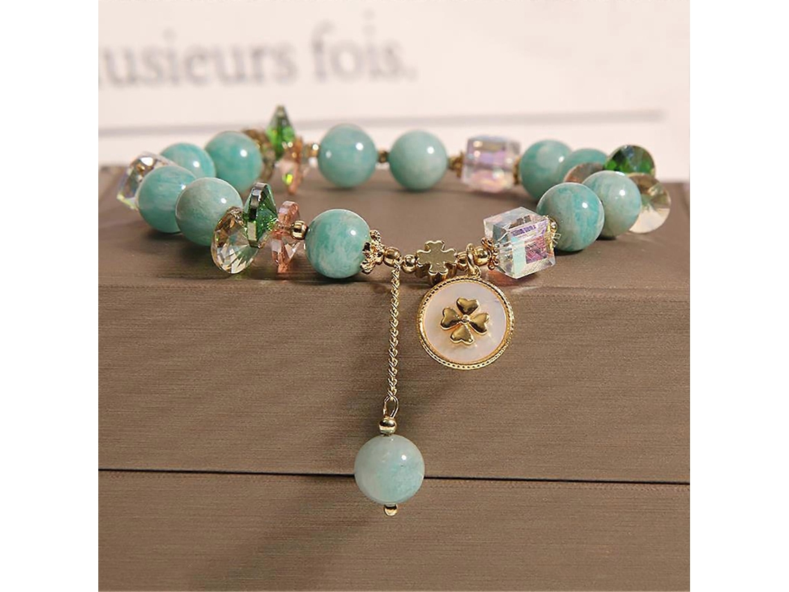 Pulseira Feminina Com Cristais Brilhantes, Resistente E Com Superfície Lisa. Nostalgia88