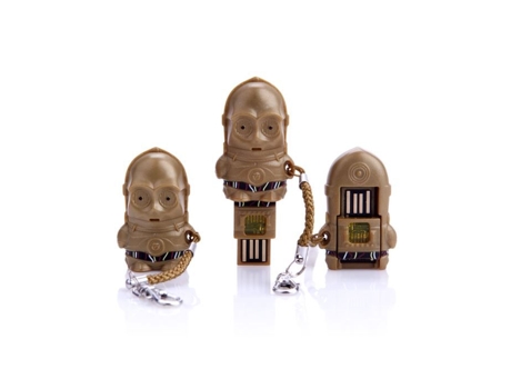 Leitor de cartão USB Mimomicro Star War Mimobot e chave