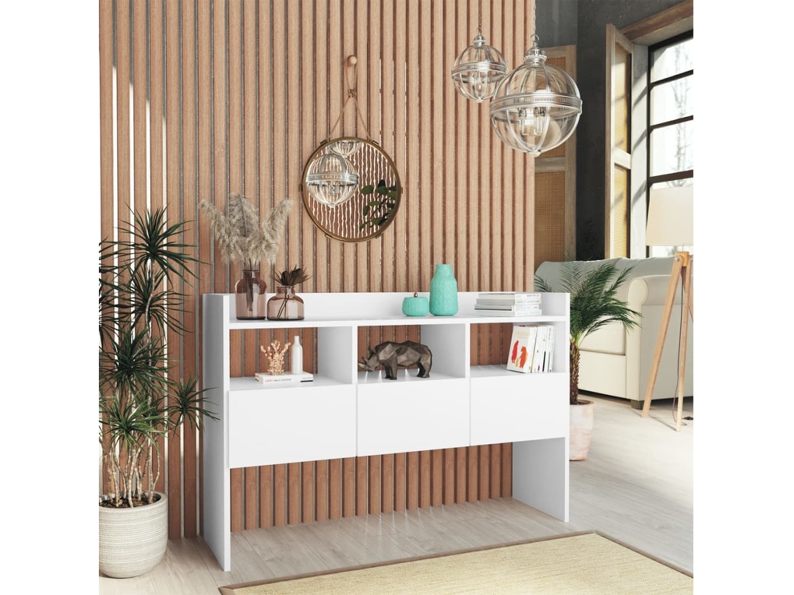 Aparador 105x30x70 cm Derivados de Madera Blanco