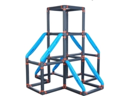 Big - Kraaxxl La Tour - Estrutura De Escalada Para Crianças Em Plástico Moldado - Área De Jogo - Múltiplas Combinações - A Partir De 3 Anos