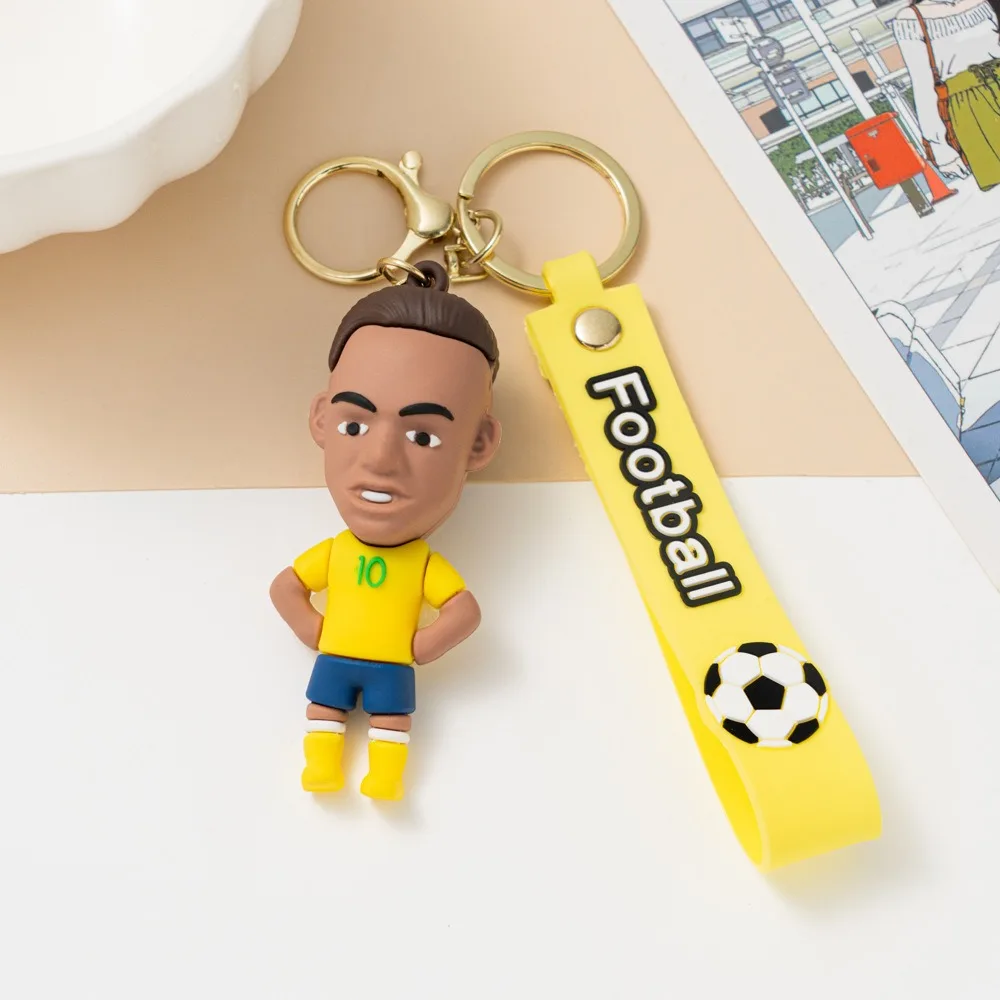 Chaveiros, Enfeites E Lembrancinhas Com Figuras De Jogadores De Futebol Em Pvc.