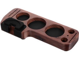 Elegante Suporte De Madeira Para Compactador Café Expresso, Compacto E Resistente, Ideal Armazenar Preparar Seu Pó