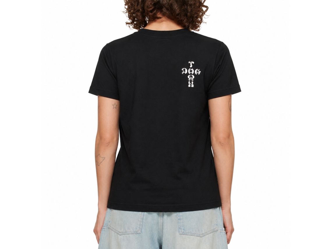 Dogtown Motorcycle Wings T-shirt Black Unisex Adults Size:xl