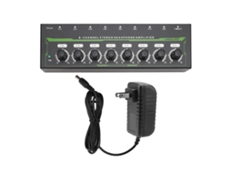 Aetheria amplificador de Fones de Ouvido 8 Canais com Controle de Volume Independente e Luzes Rgb Us Plug