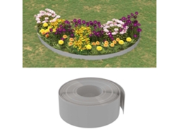 Vidaxl Bordas De Jardim 25 M 20 Cm Pe Cinzento