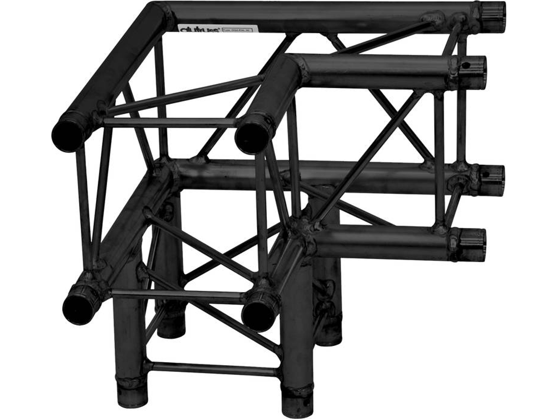 Armadura ALUTRUSS DQ4-SPAL30 3 Vias 90° bk