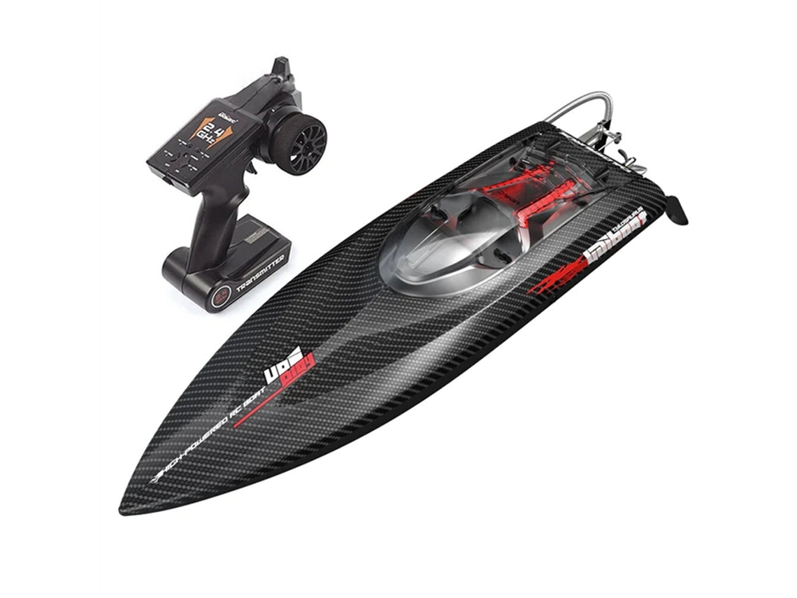 Barco Rc Udirc Udi022 2.4g 4ch 60km/h Sem Escovas, Modelo Tylosaurus, Com Luzes Led, Marcha-atrás E Sistema Refrigeração A Água. Brinquedo Veículos.