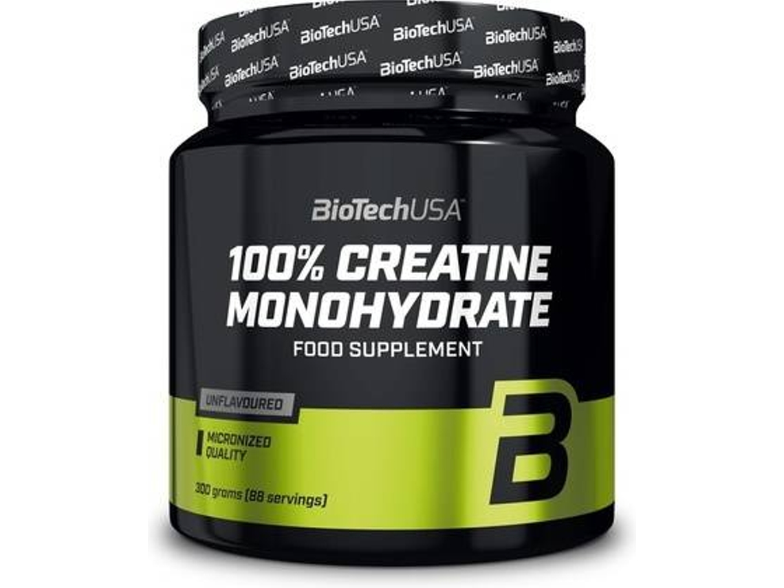 Suplemento Alimentar BIOTECHUSA Creatina % Monohidratada Sem Sabor (300 g)