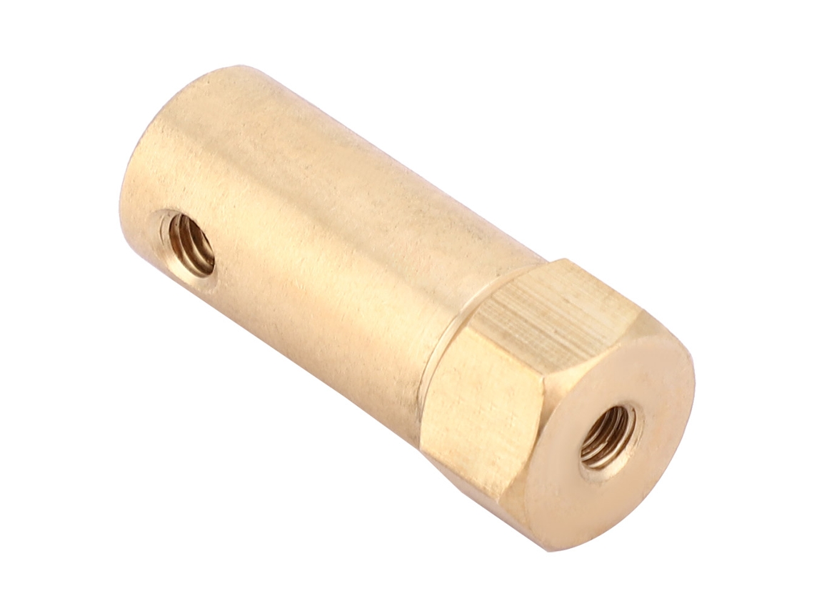 Conector Hexagonal De Motor De Latão 5 Peças 30mm