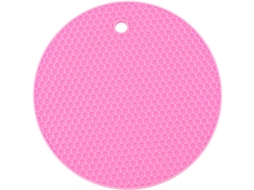 Descansos De Mesa Redondos Silicone, Antiderrapantes, Resistentes Ao Calor, Acessórios Cozinha Para Proteger Mesas E Vayotoy