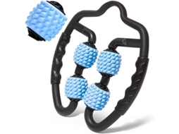 Rollo De Espuma 3d 360° Com 4 Rodas Para Massagem Profunda De Tecidos Musculares Anti Celulite 2025