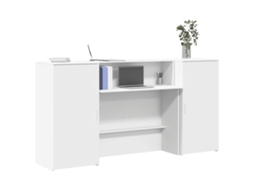 Vidaxl Balcão Recepção 200x50x103,5 Cm Madeira Branco