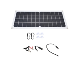 Painel Solar De 10w Com Portas Usb Duas Para Caravanas, Barcos, Aviões, Satélites E Espaços De Lançamento