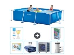 Intex Piscina Com Estrutura Retangular - 300x200x75 Cm - 7-peças S112