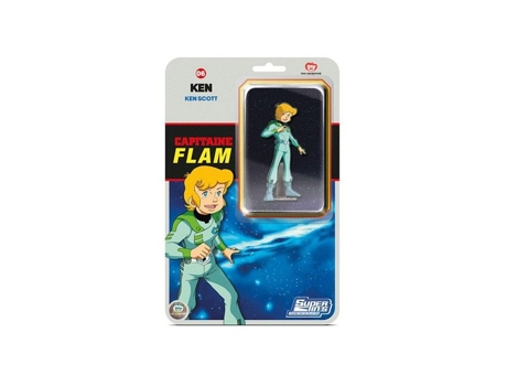 Cartão Blister Do Pin Do Capitaine Flam Ken 10,5cm Sp Collections