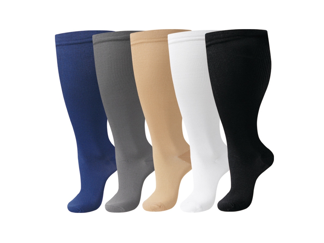 Meias De Compressão Pack 5 Pares 3xl