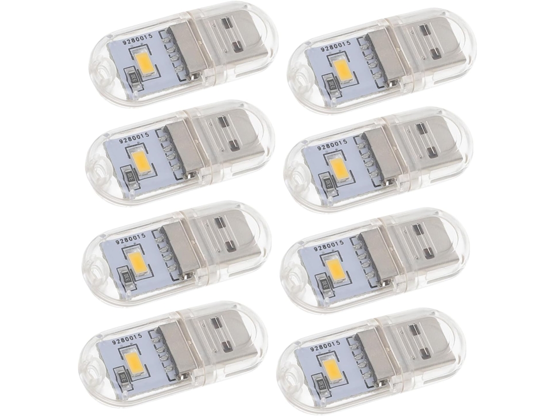Conjunto Angooily Com 8 Luminárias Noturnas Portáteis De Led Conexão