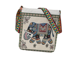 Saco Hobo de Ombro com Estampa de Elefante | S/MARCA
