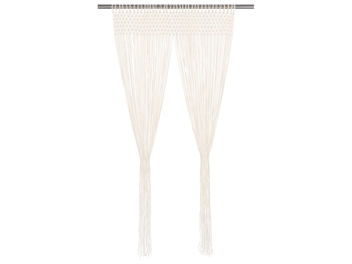 Curtain, Curtains Vidaxl Creme Algodão (n/a)