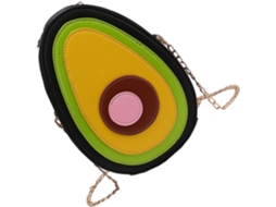 Bolsa De Ombro Em Formato De Fruta (1 Unidade), Elegante E Portátil, Em Couro Pu, Para Mulheres, Acessório De Moda...