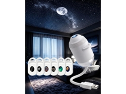 Projetor De Estrelas Hd Plug And Play, Luz Noturna Galáxia Usb (6