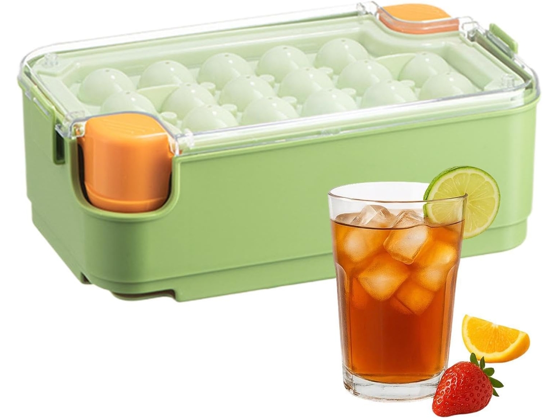 Forma De Gelo Flexível E De Grande Capacidade Para Freezer