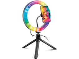 Ring Light SBS TESELFIRINGCLIP10RGB (Universal - Preto)