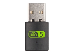 Adaptador Wifi Usb 600m Bt 5.0 Sem Driver Banda Dual 2.4g 5g Adaptador De Rede Sem Fio Para Pc