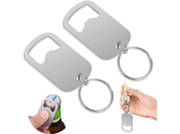 2 Abridores de Garrafa em Chaveiro de Aço Inoxidável para Cerveja, Latas Cozinha, Bar, Restaurante ZYBLSSBB