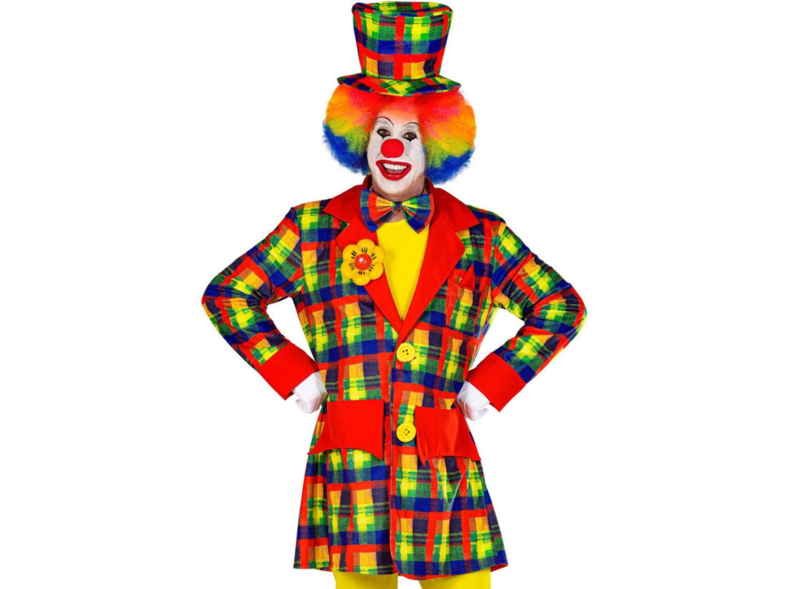 Fato de Homem WIDMANN Palhaço Colorido Ou Casaco (Tam.: XXL)